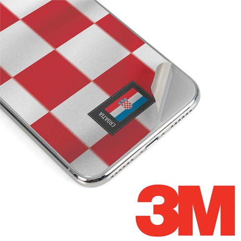 Croatia Soccer Flag iPhone X Skin